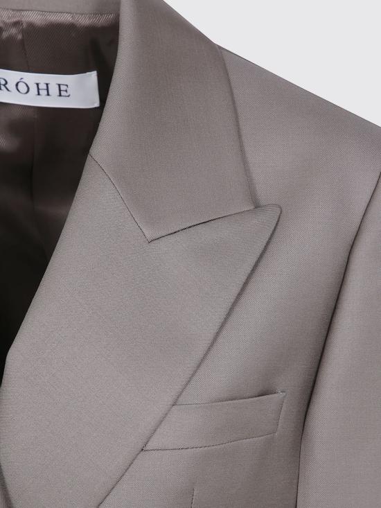 26FW 로에 수트 자켓 42011196 252 Brown - ROHE