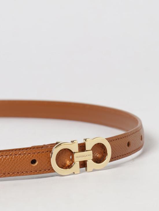 26FW 살바토레 페라가모 간치니 벨트 23B224 790154 274 Brown - SALVATORE FERRAGAMO