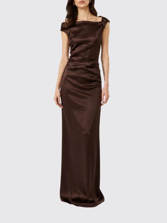 26FW 막스마라 롱 원피스 2621226034600 018 Brown