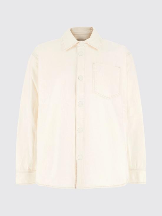 26FW 아미 긴팔 셔츠 UJK918DE0134 136 Cream - AMI