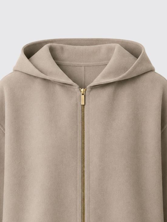 26FW 에스막스마라 후드 버진 울 재킷 2629046063600 005 Beige - 'S MAX MARA