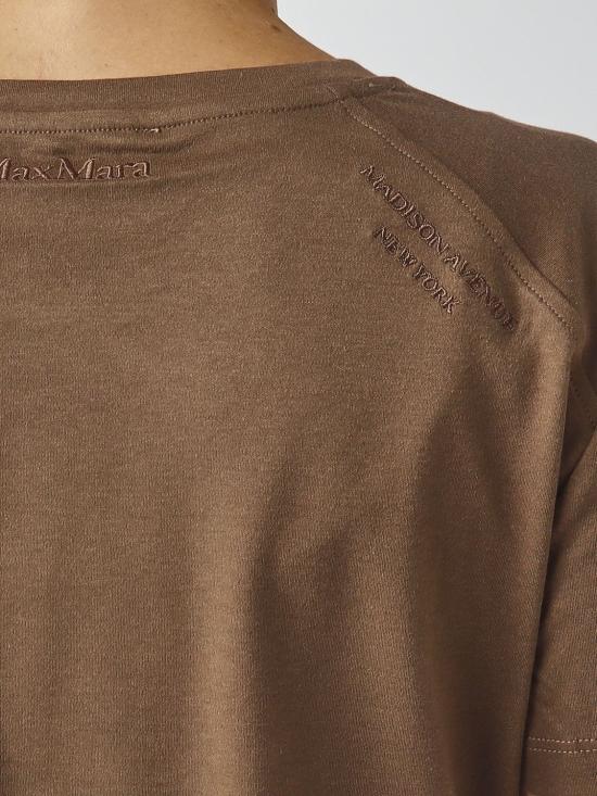 26FW 에스막스마라 반팔 티셔츠 2629976011600 003 Tobacco - 'S MAX MARA