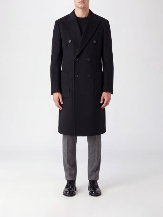 26FW 엠포리오 아르마니 코트 EM000350TE23341 UC001 Black