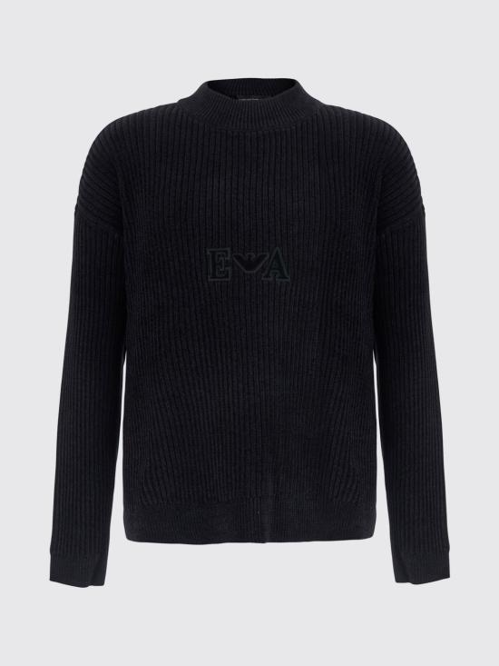 26FW 엠포리오 아르마니 스웨터 EM006450AF29845 FC024 Black - EMPORIO ARMANI