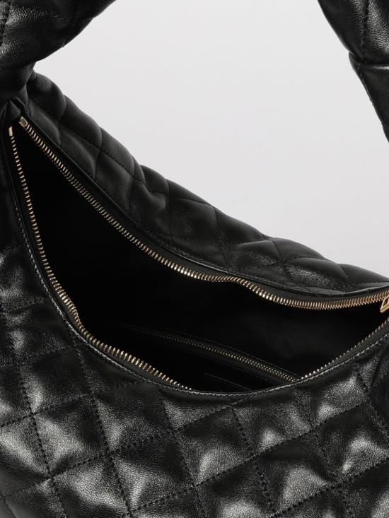 26FW 생로랑 이카 호보 퀼티드 나파 이카 호보 퀼티드 나파 858160AAANG 1000 Black - SAINT LAURENT