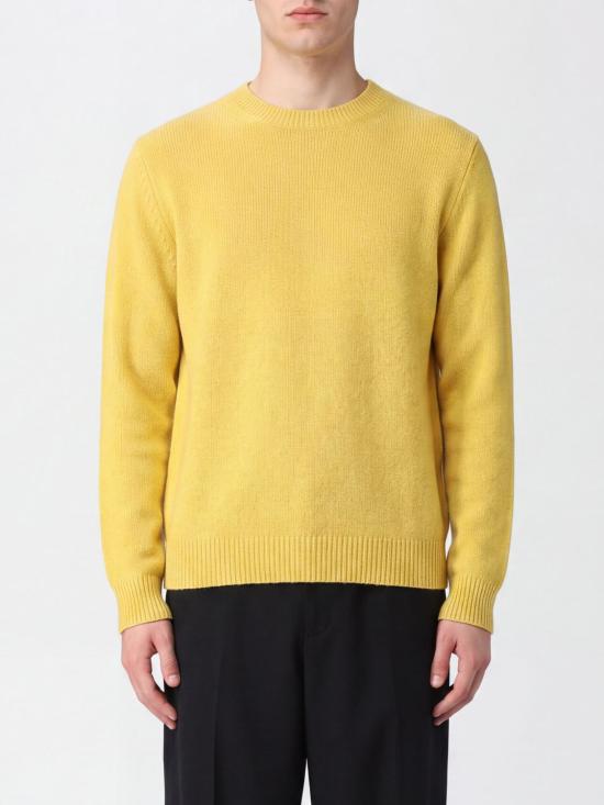 26FW 질샌더 스웨터 J22GP0303J14856 709 Yellow