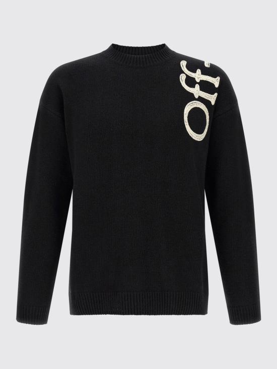 26FW 오프화이트 스웨터 OMHE213F26KNI0010 001 White - OFF WHITE
