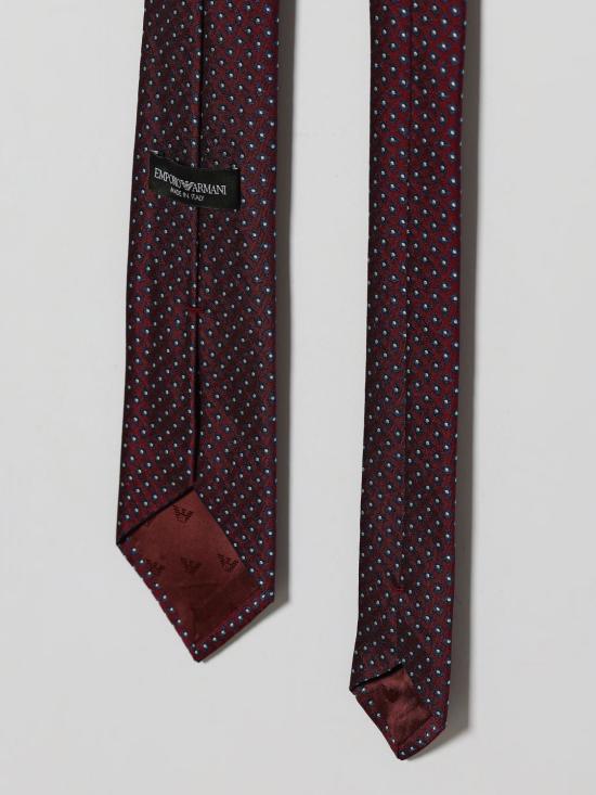 26FW 엠포리오 아르마니 넥타이 EM001344TE22401 F5072 Red - EMPORIO ARMANI
