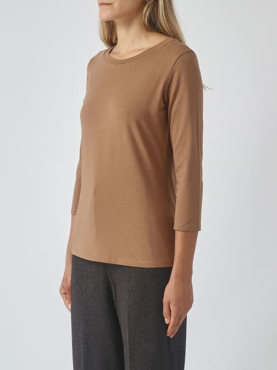 26FW 막스마라 긴팔 티셔츠 2626946027600 005 Cocoa - MAX MARA