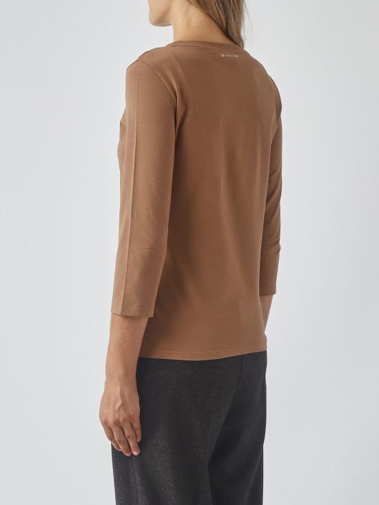 26FW 막스마라 긴팔 티셔츠 2626946027600 005 Cocoa - MAX MARA