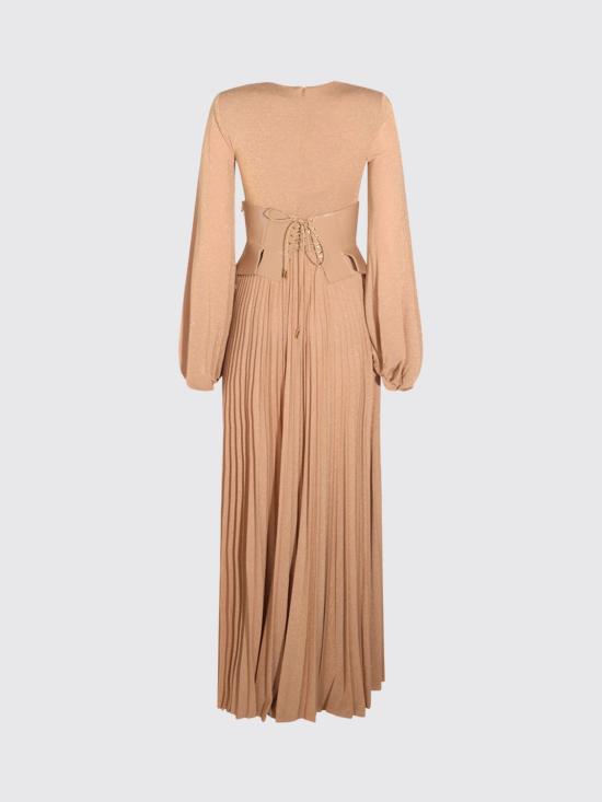 26FW 엘리자베타프랜치 롱 원피스 ABR1566E2 EV8 Beige - ELISABETTA FRANCHI