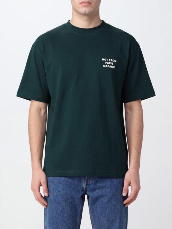 26FW 드롤드무슈 반팔 티셔츠 PERMTS203CO002 DGN Forest Green