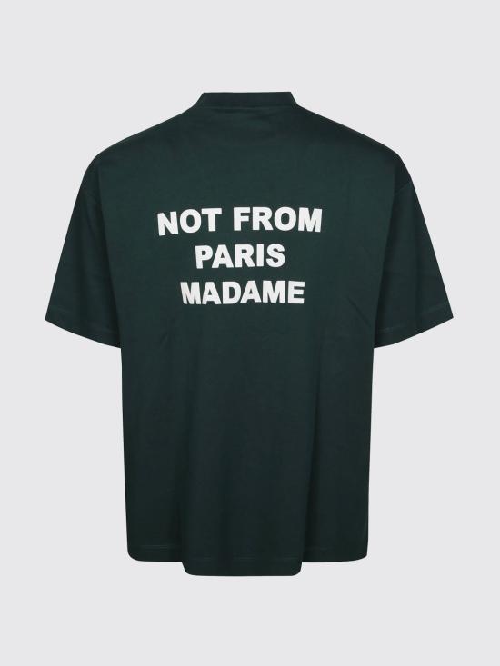 26FW 드롤드무슈 반팔 티셔츠 PERMTS203CO002 DGN Forest Green - DROLE DE MONSIEUR