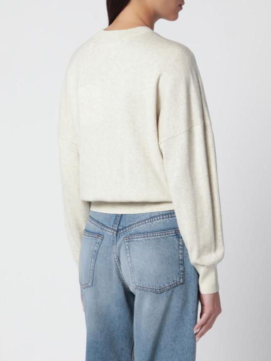 26FW 이자벨마랑에뚜왈 마리산스 코튼 스웨터 PU0053FAA1X05E 02LY Grey - ISABEL MARANT ETOILE