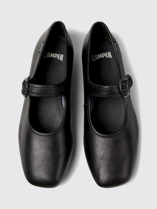 26FW 캠퍼 플랫 슈즈 K201629 001 CASI MYRA 0 Black - CAMPER