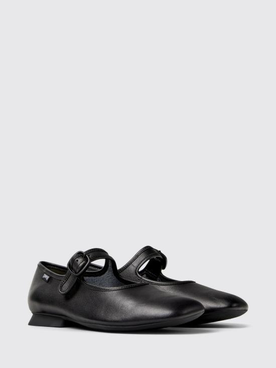 26FW 캠퍼 플랫 슈즈 K201629 001 CASI MYRA 0 Black - CAMPER