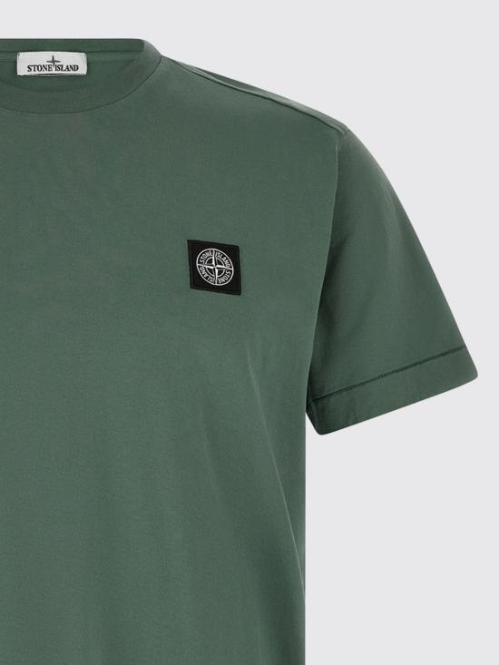 26FW 스톤 아일랜드 반팔 티셔츠 2100027S0013 V005T Green - STONE ISLAND