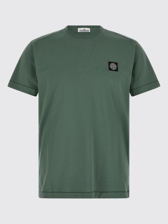 26FW 스톤 아일랜드 반팔 티셔츠 2100027S0013 V005T Green - STONE ISLAND