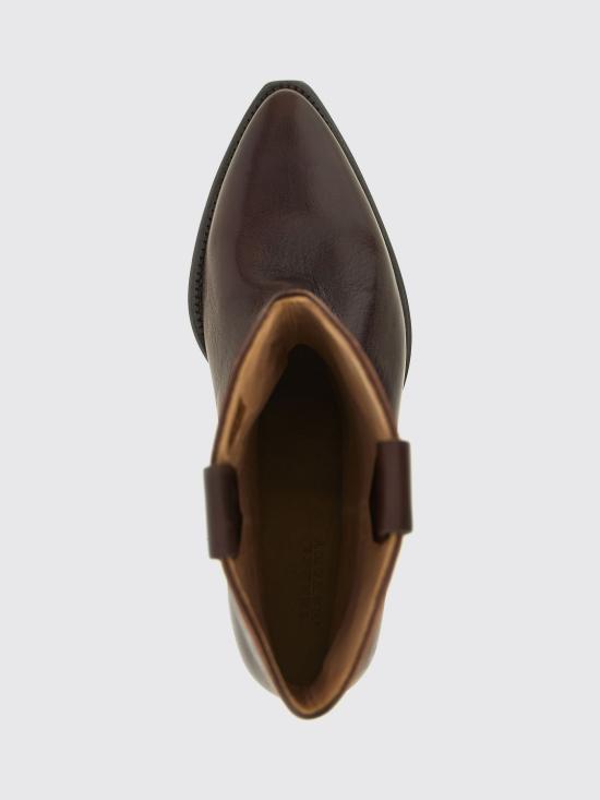 26FW 이자벨마랑 두에르토 텍스쳐드 레더 힐 웨스턴 부츠 BO0003FAD3A33S 50MY Brown - ISABEL MARANT