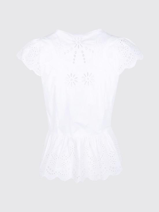 26FW 팜 리오 탑 356484 L0025 White - FARM RIO