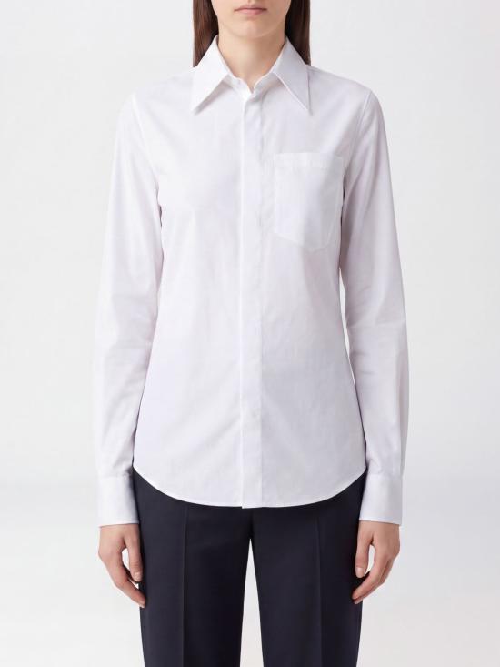 26FW MM6 메종마르지엘라 셔츠 S62DT0060MTN208 961 White