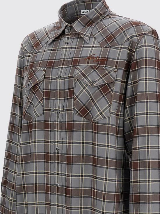 26FW 아크네 스튜디오 긴팔 셔츠 BB0715 BQ9 Grey - ACNE STUDIOS