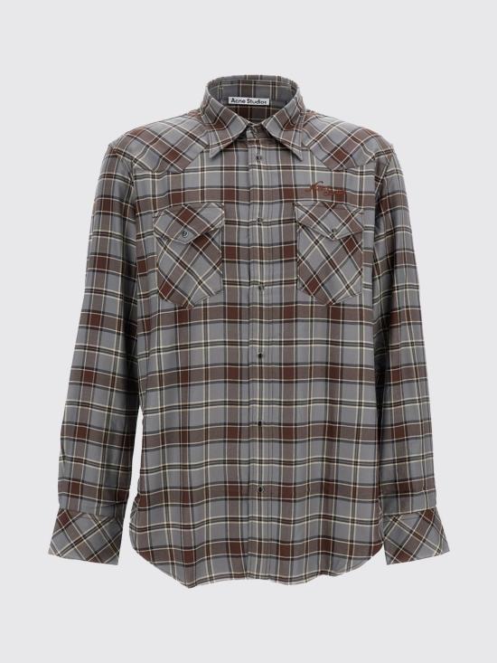 26FW 아크네 스튜디오 긴팔 셔츠 BB0715 BQ9 Grey - ACNE STUDIOS