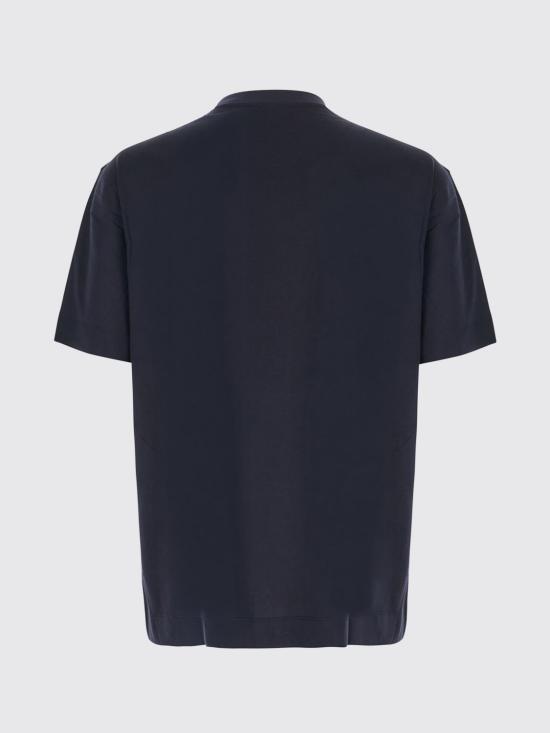26FW 엠포리오 아르마니 반팔 티셔츠 EM007353AF10017 MB844 Blue - EMPORIO ARMANI