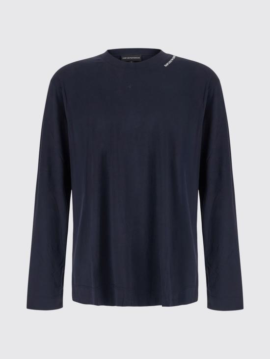 26FW 엠포리오 아르마니 긴팔 티셔츠 EM006771AF13721 UB118 Blue - EMPORIO ARMANI
