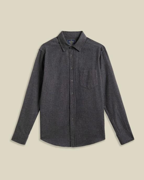 포르투기스플란넬 긴팔 셔츠 포르투갈 플란넬  그레이 - PORTUGUESE FLANNEL