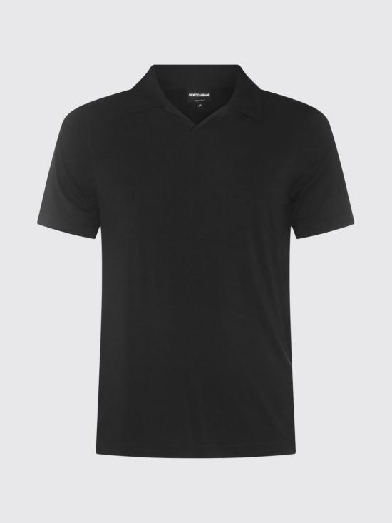 26FW 조르지오 아르마니 폴로 티셔츠 3GSF51SJP4Z UC99 Black - GIORGIO ARMANI