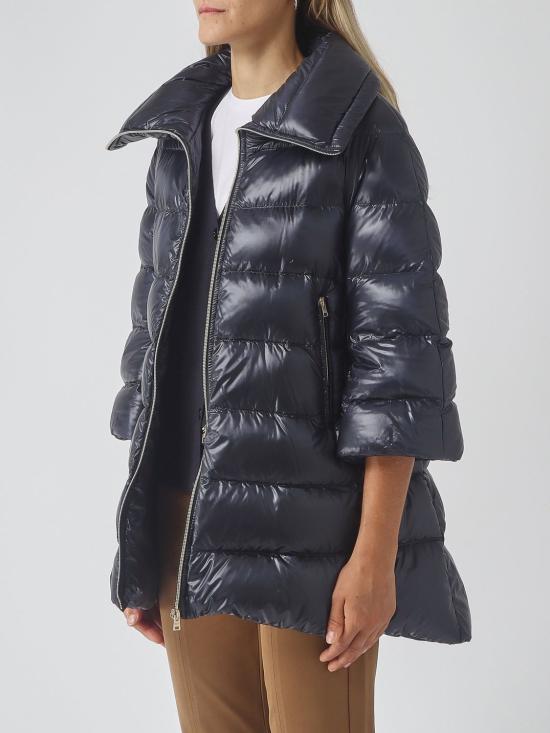 26FW 에르노 클레오페 A-쉐입 다운 코트 PI0001DIC12017Z 9200 Navy - HERNO
