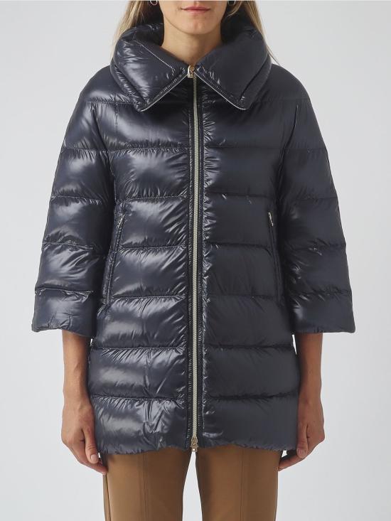26FW 에르노 클레오페 A-쉐입 다운 코트 PI0001DIC12017Z 9200 Navy
