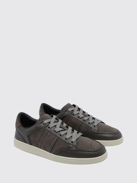 26FW 살바토레 페라가모 스니커즈 02B081 796923 ELEFANTE TESTA DI MORO Grey - SALVATORE FERRAGAMO