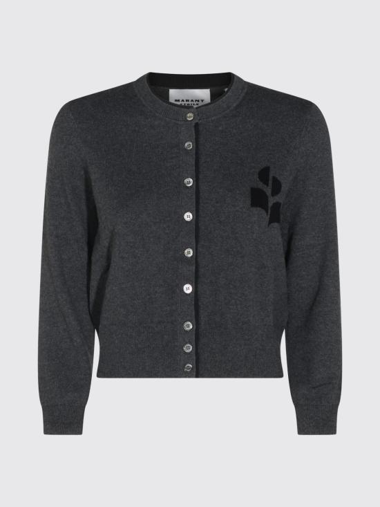 26FW 이자벨마랑에뚜왈 가디건 26PCA0163FAD1L16E ANBK Charcoal - ISABEL MARANT ETOILE
