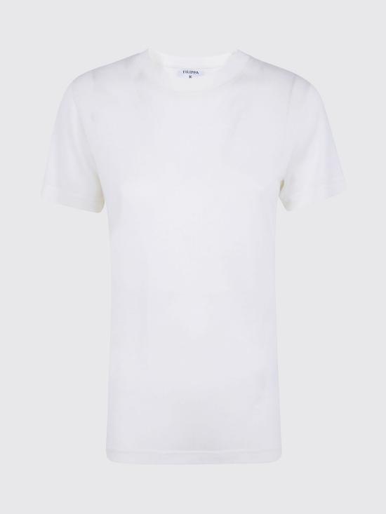 26FW 필리파 케이 반팔 티셔츠 31742 0277 White - FILIPPA K