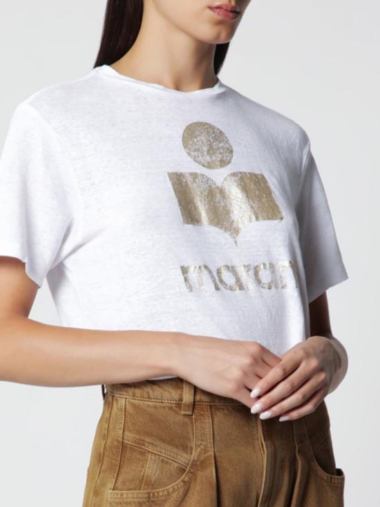 26FW 이자벨마랑에뚜왈 즈웰 로고 티셔츠 TS0001FBA1N10E WHLG White - ISABEL MARANT ETOILE