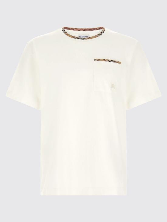 26FW 버버리 반팔 티셔츠 8127629 White - BURBERRY