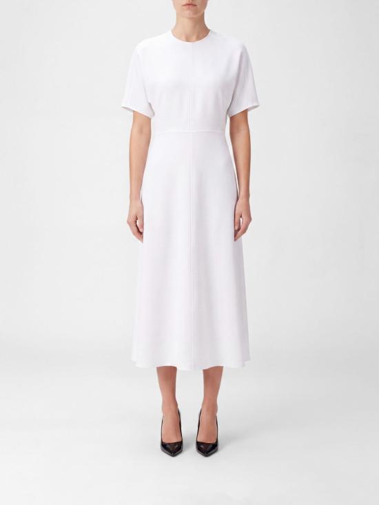26FW 빅토리아 베컴 롱 원피스 1426WDR007752A 2537 White