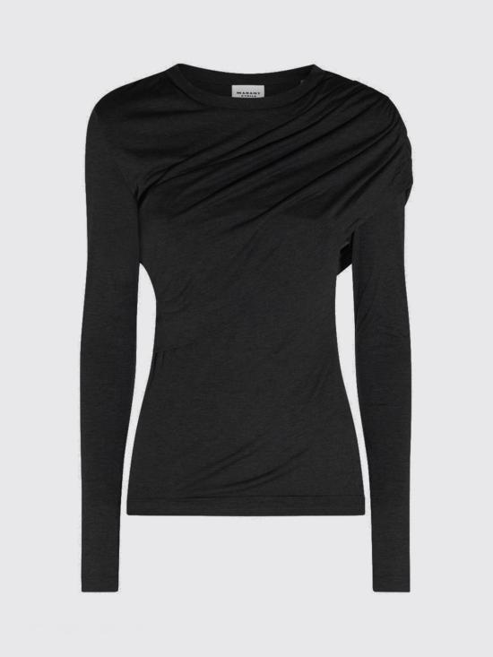 26FW 이자벨마랑에뚜왈 드레시 탑 드레시 탑 26AHT0656FDD3K01E 01BK Black - ISABEL MARANT ETOILE