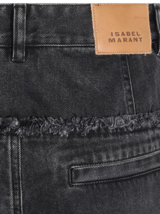 26FW 이자벨마랑에뚜왈 이니자 코튼 플리츠 팬츠 26APA0739FAD3H01E 02FK Black - ISABEL MARANT ETOILE