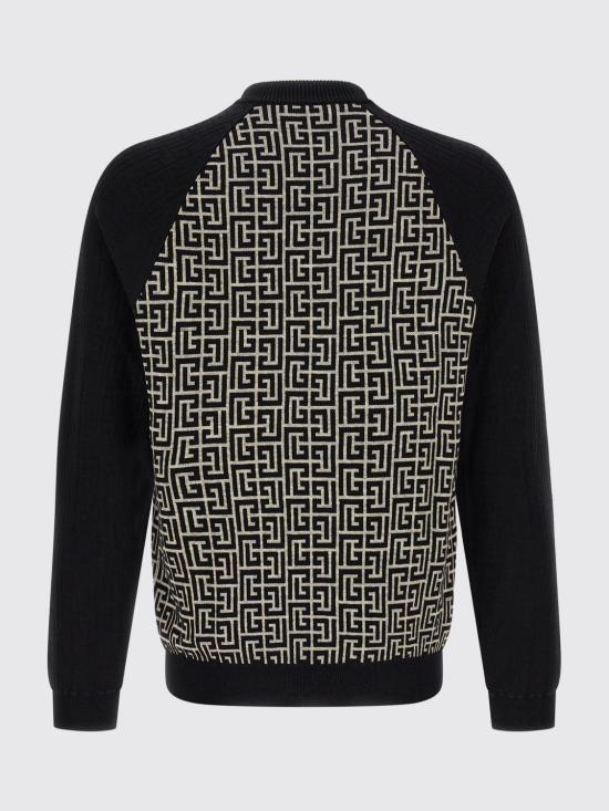 26FW 발망 스웨터 HH1KD195KI80 GFE White - BALMAIN