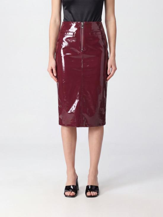 26FW 셀프 포트레이트 미디 스커트 AW26080MSKPU PURPLE Violet