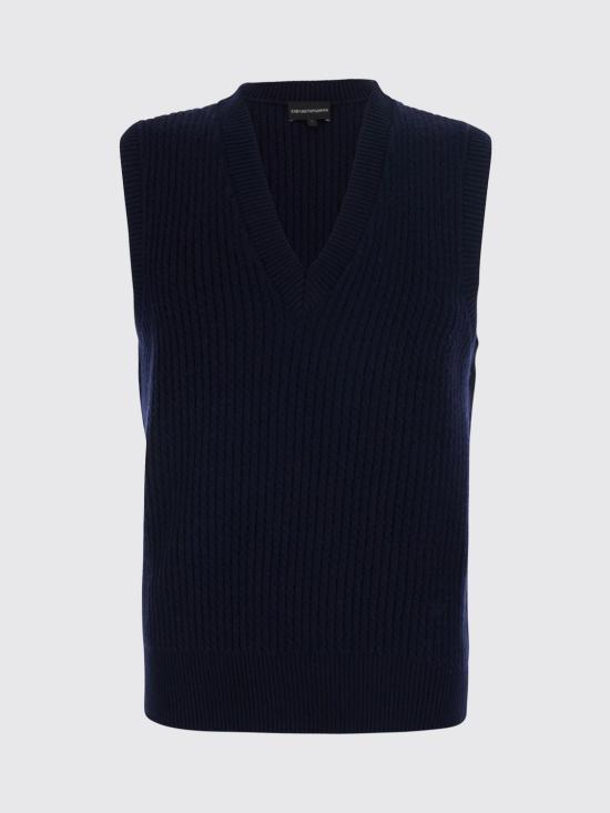 26FW 엠포리오 아르마니 베스트 EM006440AF29684 UB109 Blue - EMPORIO ARMANI