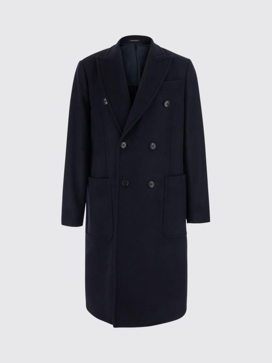 26FW 엠포리오 아르마니 코트 EM000350TE23341 UB109 Blue - EMPORIO ARMANI