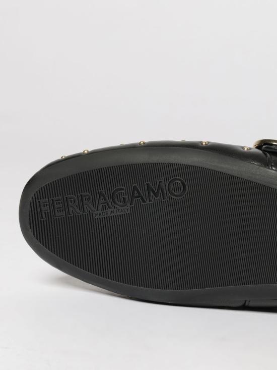 26FW 살바토레 페라가모 플랫 슈즈 01L931 795487 001 Black - SALVATORE FERRAGAMO