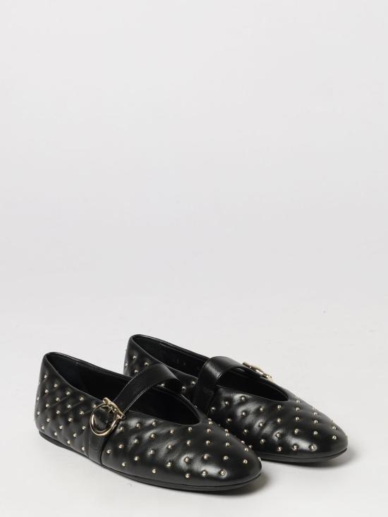 26FW 살바토레 페라가모 플랫 슈즈 01L931 795487 001 Black - SALVATORE FERRAGAMO