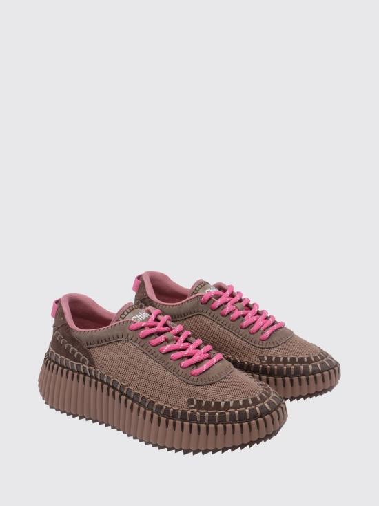 26FW 끌로에 스니커즈 CH26A00RYP 234 Brown - CHLOE