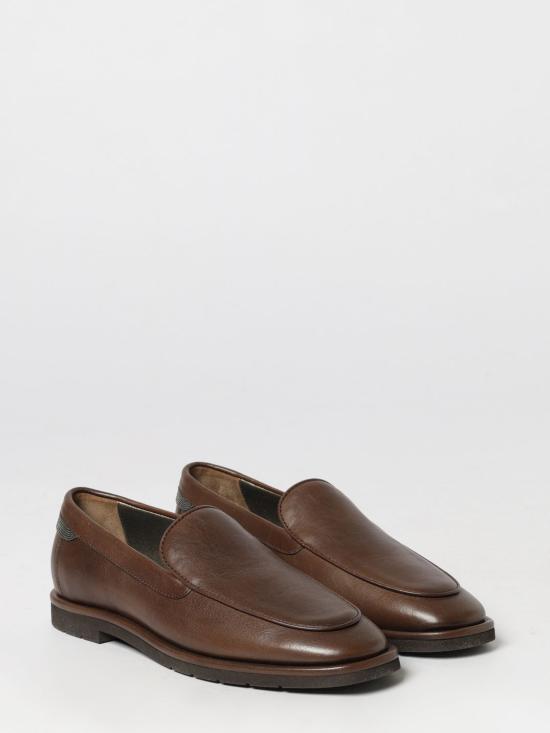 26FW 브루넬로 쿠치넬리 로퍼 MZSLG3300 C9122 Brown - BRUNELLO CUCINELLI