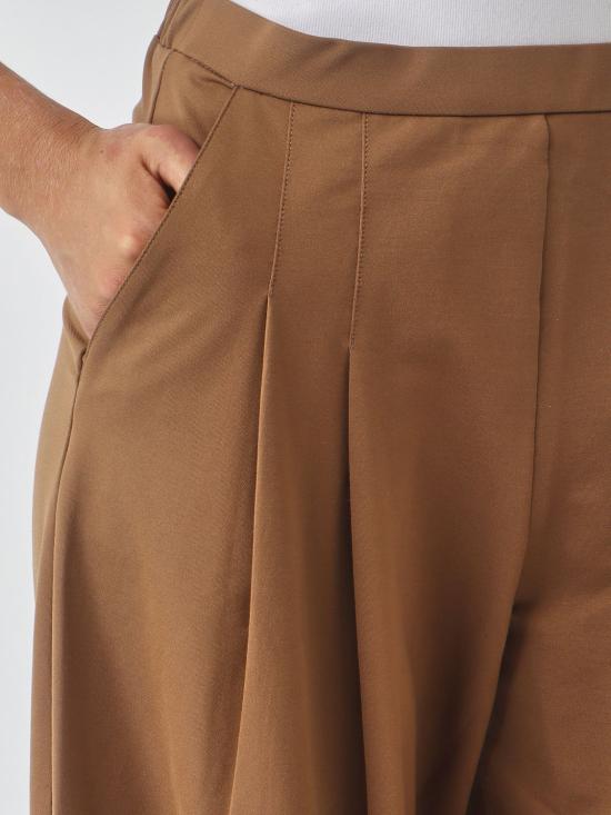 26FW 막스마라 팔라초 팬츠 2626786147600 002 Tobacco - MAX MARA